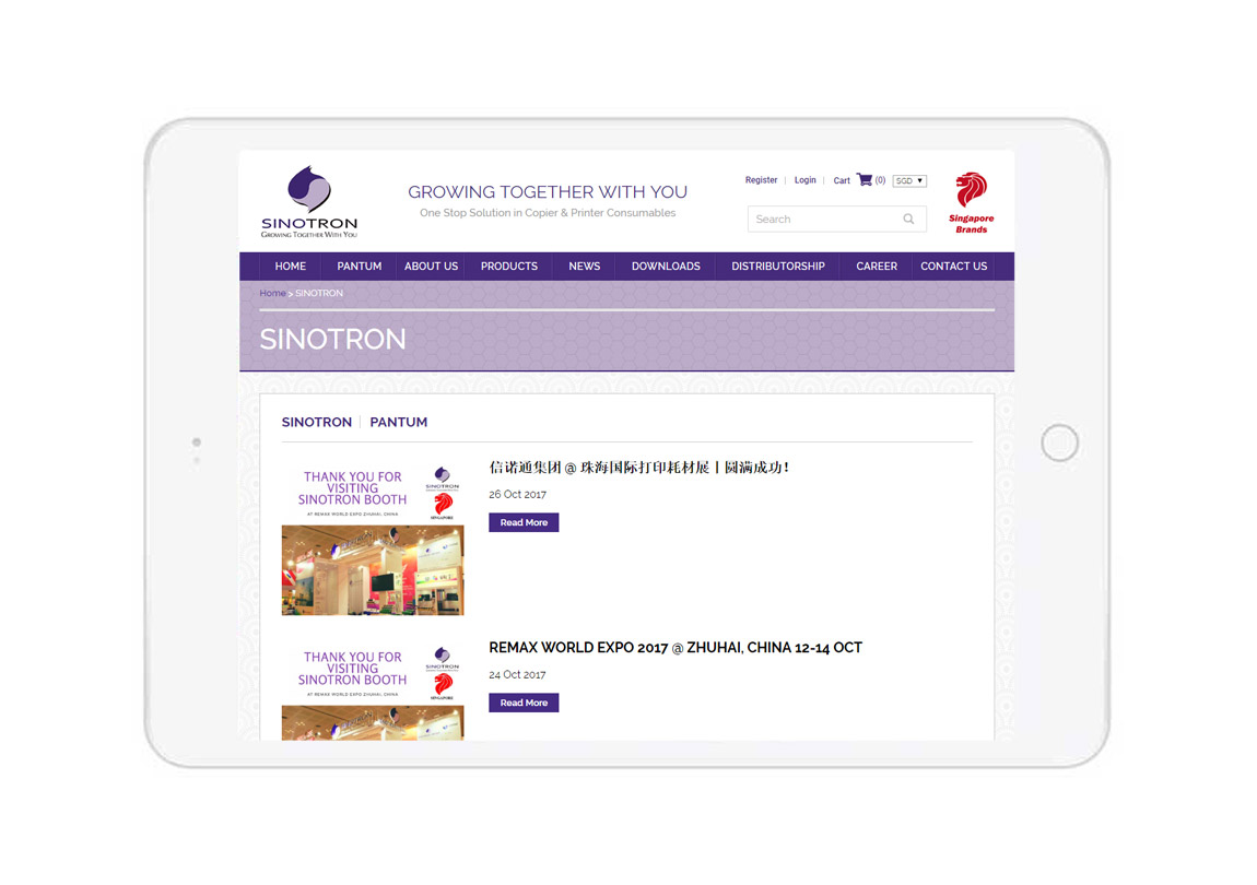 Singapore Ecommerce, Ecommerce web design, e-commerce website design